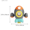 Baby Bath Toys Grey Space Rocket Bath Toy dla dzieci - Nuobestia obrotowa wodna prysznicowa zabawka L48