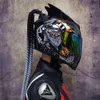 Мотоцикл полная лицо двойной линзы моды быстрого выпуска гоночного шлема одобрена точкой