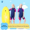 Women's Swimwear Children's 3mm Neoprene Wetsuit Warm One-piece Long Sleeve Diving Suit Cold Proof Sunscreen Surfing Swimming Snorkeling