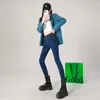 Jeans femininos 2024 Mulheres sexy Blue slim skinny jeans de cintura alta elástica mãe esticada calça lápis calças de rua
