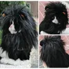 Kedi Kostümleri Headdress Wig Hat Pet Dog Headgear Puppy Costume Lion Cosplay Cadılar Bayramı