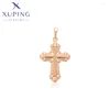 Colliers pendants xuping bijoux Arrivée Animal croix en cuivre Collier de couleur dorée Femmes Religion Gift X000838704