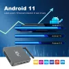 Box Android 11.0 TV Box x96 x6 RockChip RK3566 8GB 128GB RockChip RK3566 Obsługa 4K USB3.0 2T2R MIMO 5G Dual WiFi 1000M 4GB 64G 32G 32G 32G 32G