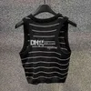 Luxury Black Vests Designer Women Tanks Summer Sleeveless Singlets Brand Letter Jumpers Knits Tank Tops