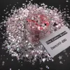 Paillettes briller en argent mélange étoile lune point ongle paillette nail art décoration gobelers artists bricoly festival accessoires fournisseurs