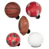 Racks Wall Mount Ball Storage Rack Iron Basketball Display Holder Football Rugby Volleyball Hanging Stand Space Saving Home Organizer