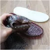 Shoe Parts & Accessories Rubber Soles Autumn Winter Hooks Transparent Crystal Shoes Nonslip Tendon Bottom Handknitted Woolen Slippers Dhbiz