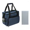Förvaringspåsar resväska stor kapacitet bärbar symaskin handväska oxford tyg arrangör badrum
