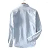 Men's Hoodies Denim Spring Shirt Long-sleeved Slim Korean Version The Trend Of All-match Outer Wear Lining Clothes Jacket