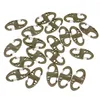 Portachiavi da 10 pezzi pratici sport esterni sport a 8 forme a 8 a forma di carabinatore snap metal in plastica in plastica in plastica clip da escursionismo clip portachiavi portachiavi