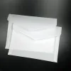 封筒50pcs 125x175cm半透明のベラム招待状封筒diy多機能ギフト封筒