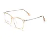 Óculos de sol Frames Firada Moda Transparente Glass retro quadrado óculos PLATA TAMANHO CONFEITAÇÃO CONFORMAS COMPLETAS COMPLETAS PARA MAN MULHER