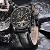 Wristwatches LIGE Mens Watches Automatic Mechanical Watch For Men Tourbillon Clock Leather Waterproof Date Week Man Military Wristwatch