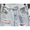 Distressed Jeans for Men's Summer Beggars, Scraped and Distressed Korean Style Trendy Cropped Leggings for Men's Trousers