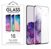 Fallvänlig 3D 10D krökt härdat glasskärmskydd för Samsung S8 S9 S10 Obs 8 9 10 S20 S21 S22 Plus Ultra med detaljhandeln P6463768