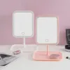 Makeup Mirror with Light White LED Daylight Vanity Mirror Detachable/Storage Base 3 Modes Mirror with Light Gift USB Cable- for Vanity Mirror with Storage