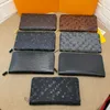 7a echte lederen designer Wallet avondkoppeling Telefoontas met rappaarthouder envelop munt portemonnee mini accessoires sleutel zakje controleboek maat 21 cm 11,5 cm m60003