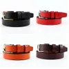 2.5cm Women's Top Layer Cowhide Buckle Belt, Korean Version Fashionable and Trendy Leather Thin Waist Belt