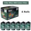 Камера 1Roll/5roll/6roll/10roll Vibe Max 400 Цветная пленка ISO 400 135 Отрицательная пленка 27EXP/Ролл для камеры Vibe 501f