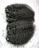 Extensões de cabelo humano de micro loop reto e excêntricos
