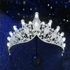 Hair Clips Wedding Crown Crystal LED Light Bridal Tiara Headpiece Jewelry Luminous Birthday Crowns For Women Party Headdress