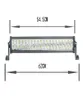 スーパーブライトLEDライトバー120W LED Jeep TruckおよびOff Road 4WD7711768用ランプ