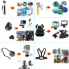 Cameras 23pcs لإكسسوارات GoPro التي تم تعيينها لـ Go Pro Hero 9 8 7 6 5 4 Mount Black for Yi 4K Mijia Case for SJCAM Action Camera