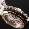 AP Tourbillon Wrist Watch Royal Oak Offshore 26234SR Gauge mécanique automatique 37 mm Womens Precision Steel 18K Rose Gold Diamond Watch