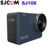 Kameror SJCAM SJ10X Action Camera SJ10 X 4K 24fps 10m Body Waterproof WiFi 2.33 Pekskärm Gyro Stabilisering Live Streaming DV