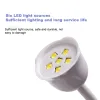 Torkar mini nagellampa torktumlare 18w uppladdningsbar bärbar UV/LED -nagellampa Ljus härdningspolsk lim Portable Nail Art Lamp
