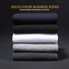 30 para Socks Business Black Mid Tube Miękka poliestrowa bawełna oddychająca letnia jesienna prezent 240408