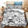 Bedding Sets Phechion Anime Ahegao 3D Print Conjunto de edredão Capas de brophases One Piece Extimista Cama K326