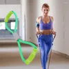 Motstånd Bands Gym 8 Word Elastic Band Chest Developer Rubber Expander Rope Sports Workout Fitness Equipment Yoga Training