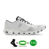 0n chaussures Cloud x Mens Designer Sneakers alliage gris blanc noir tempête bleu aloe aloe rust route basse fashi0n nuages extérieurs baskets pour femmes