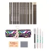 Pencils 27pcs Sketch Pencil Paint Set Charcoal Student Drawing Painting Tools Professional Beginner Painter Drawing Art School Supplies