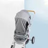 Pièces de poussette Universal Baby Sunshade Carriage Sun Shade Cover Couverture pour les accessoires Pram Capuche de pouce-poussette