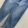 Skirts Spring And Summer Split Denim Skirt Classic Wash Water Retro Blue Is Particularly Temperament4.5