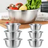 Bowls Stainless Steel Bowl With Accurate Scale Grade Vegetable Fruit Washing Dough Kneading Noodle Soup Storage Basin