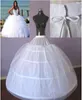 2018 Novo estilo Bonning Phopy Phopy Papticoat Duas camadas 3 Hoops Comprimento de underskirt de noiva de comprimento total para vestidos quinceanera BAL6523461