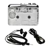 Odtwarzacze kaseta USB do MP3 CD Cassette Player zasilany baterią lub przenośnym konwerterem USB do laptopa komputery audio za pośrednictwem USB