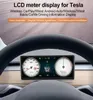 9 -calowy dotyk cyfrowego samochodu deski rozdzielczej HUD Instrument Performance Media Player dla Tesla Model 3 Y Obsługa bezprzewodowego Carplay Android Aut4399283