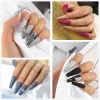 Medicine Acrylic Powder Nail Extension Kit with 6w Led Uv Dryer Lamp Electric Drill Hine 120ml Liquid Manicure Carving Decoration Tool