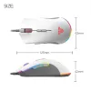 Hinges Firech X17 Gaming Mouse Pixart 3325 10000DPI 7 Button RO RGB Gamer mouse Wired Topi mouse Ergonomic Per topi Game FPS