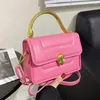 Bolsas de ombro PU Bag de couro para mulheres 2024 Luxo de luxo simples Crossbody Design Ladie Design Fashion Bolsa e bolsas