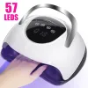 Dryers SUN X9 Max UV LED Nail Lamp For Fast Drying Gel Nail Polish Dryer 57LEDS Home Use Nail Lamp With Auto Sensor For Manicure Salon