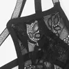 Calcinha sexy de renda transparente mulheres tira dupla cintura baixa lingerie sexy lingerie respirável galhas de grossa G-string sensual tangas 240401