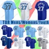 27 Vladimir Guerrero Jr. 11 Bo Bichette Baseball Jersey 36 Davis Schneider Toronto 39 Kevin Kiermaier 4 George Springer Blue Jays Daulton Varsho Chad Green Alek Manoah