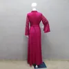 Etnik Giyim Zarif Kadın Müslüman Abaya Elmas Uzun Maksi Elbise Türkiye Dubai Eid Partisi Kaftan İslam Arap Çökelt