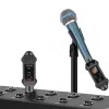 Mikrofony Przenośny mikrofon bezprzewodowy odbiornik nadajnika do mikrofonu dynamicznego, podłączony do mikrofonu bezprzewodowego