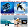 Machines Action Camera Filtre amovible 6 Lens 5k 30fps 4k 60fps 48MP Double écran 2 "IPS EIS TOSIR VIDEO GO SPORPORE SPORTS CAM PRO